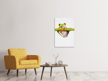 Load image into Gallery viewer, Canvas print Frog Acrobatics
