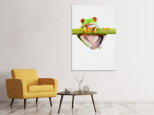 Load image into Gallery viewer, Canvas print Frog Acrobatics

