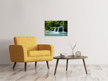 Load image into Gallery viewer, Canvas print Falling Water in the Wood
