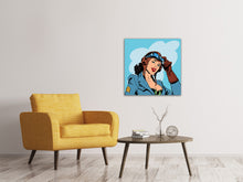 Load image into Gallery viewer, Canvas print Pop Art Pilot
