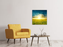 Load image into Gallery viewer, Canvas print Sunflowers In The Evening Sun
