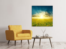 Load image into Gallery viewer, Canvas print Sunflowers In The Evening Sun
