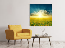 Load image into Gallery viewer, Canvas print Sunflowers In The Evening Sun
