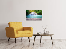 Load image into Gallery viewer, Canvas print Terrace At The Waterfall
