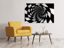 Load image into Gallery viewer, Canvas print Abstract Tunnel Black &amp; White
