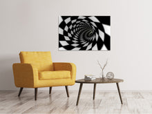 Load image into Gallery viewer, Canvas print Abstract Tunnel Black &amp; White
