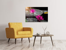 Load image into Gallery viewer, Canvas print Water Lily In The Morning Dew
