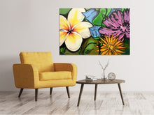 Load image into Gallery viewer, Canvas print Graffiti Flowers

