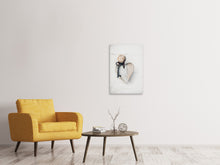 Load image into Gallery viewer, Canvas print Heart Key
