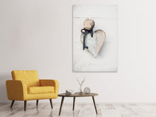 Load image into Gallery viewer, Canvas print Heart Key
