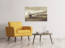 Load image into Gallery viewer, Canvas print Nostalgic Aircraft In Retro Style
