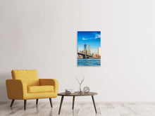 Load image into Gallery viewer, Canvas print New York Skyline And Brooklyn Bridge
