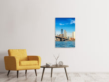 Load image into Gallery viewer, Canvas print New York Skyline And Brooklyn Bridge
