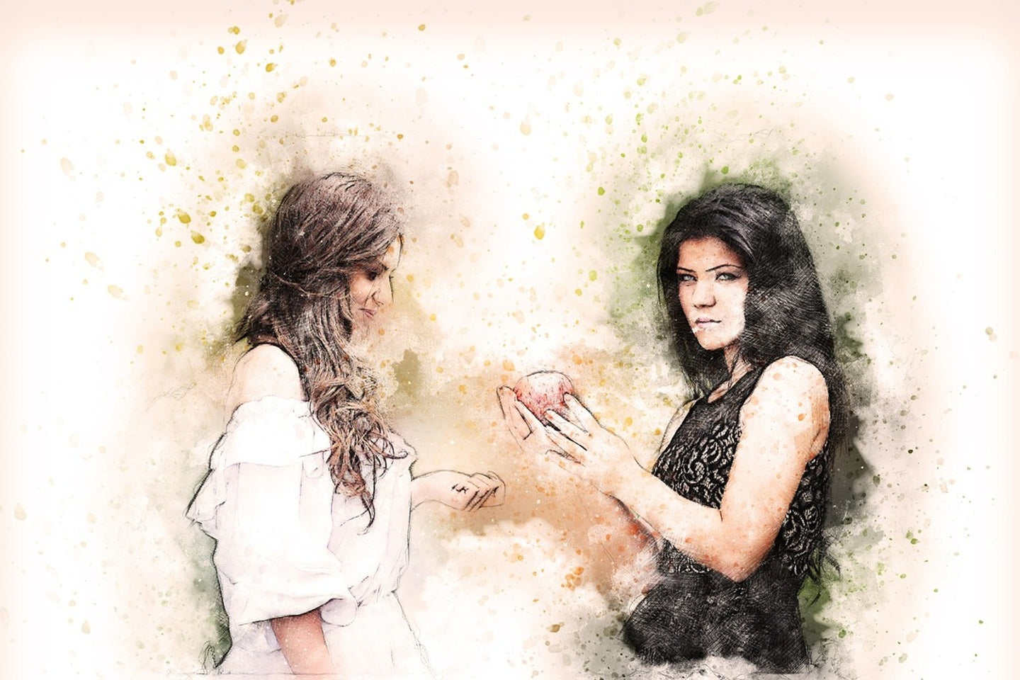 Photo Wallpaper 2 women