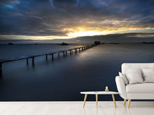 Load image into Gallery viewer, Photo Wallpaper Evening mood on the long jetty
