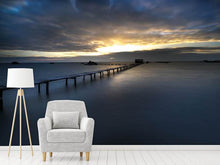 Load image into Gallery viewer, Photo Wallpaper Evening mood on the long jetty
