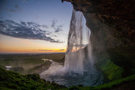 Photo Wallpaper Evening mood at the waterfall