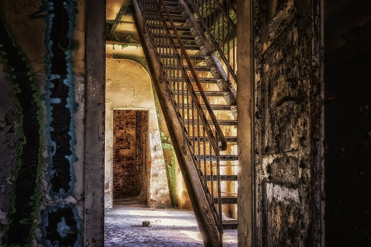 Photo Wallpaper Old stairs