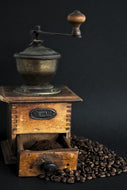 Photo Wallpaper Antique coffee grinder