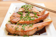 Photo Wallpaper Asian salmon