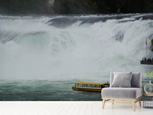 Load image into Gallery viewer, Photo Wallpaper Observation platform at the waterfall
