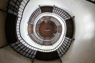 Photo Wallpaper Impressive spiral staircase