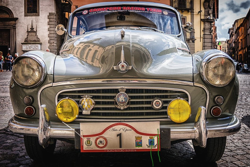 Photo Wallpaper Ready for the vintage car rally