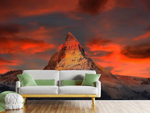 Load image into Gallery viewer, Photo Wallpaper Mountains of Switzerland at sunset

