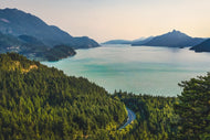 Photo Wallpaper Best view of the mountain lake