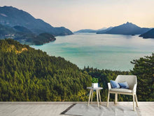 Load image into Gallery viewer, Photo Wallpaper Best view of the mountain lake
