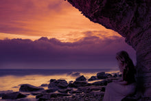 Load image into Gallery viewer, Photo Wallpaper Blue hour at the cliffs
