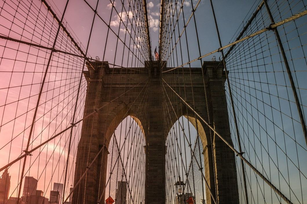 Photo Wallpaper Brooklyn Bridge Close up
