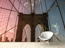 Load image into Gallery viewer, Photo Wallpaper Brooklyn Bridge Close up
