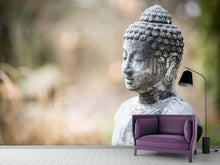 Load image into Gallery viewer, Photo Wallpaper Buddha made of stone
