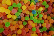 Photo Wallpaper Colorful fruit gums