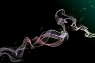Photo Wallpaper Colorful smoke