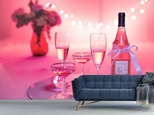 Load image into Gallery viewer, Photo Wallpaper Cheers in pink-red
