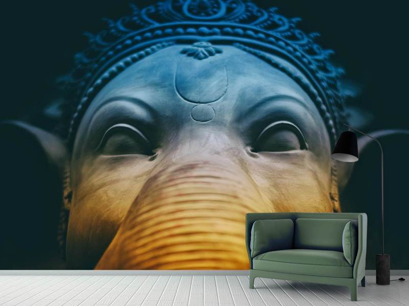 Load image into Gallery viewer, Photo Wallpaper Close up Ganesha