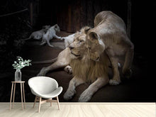 Load image into Gallery viewer, Photo Wallpaper The lion couple
