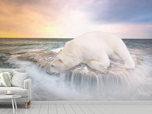 Load image into Gallery viewer, Photo Wallpaper The polar bear and the sea
