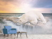 Load image into Gallery viewer, Photo Wallpaper The polar bear and the sea
