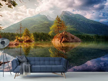 Load image into Gallery viewer, Photo Wallpaper The clear mountain lake
