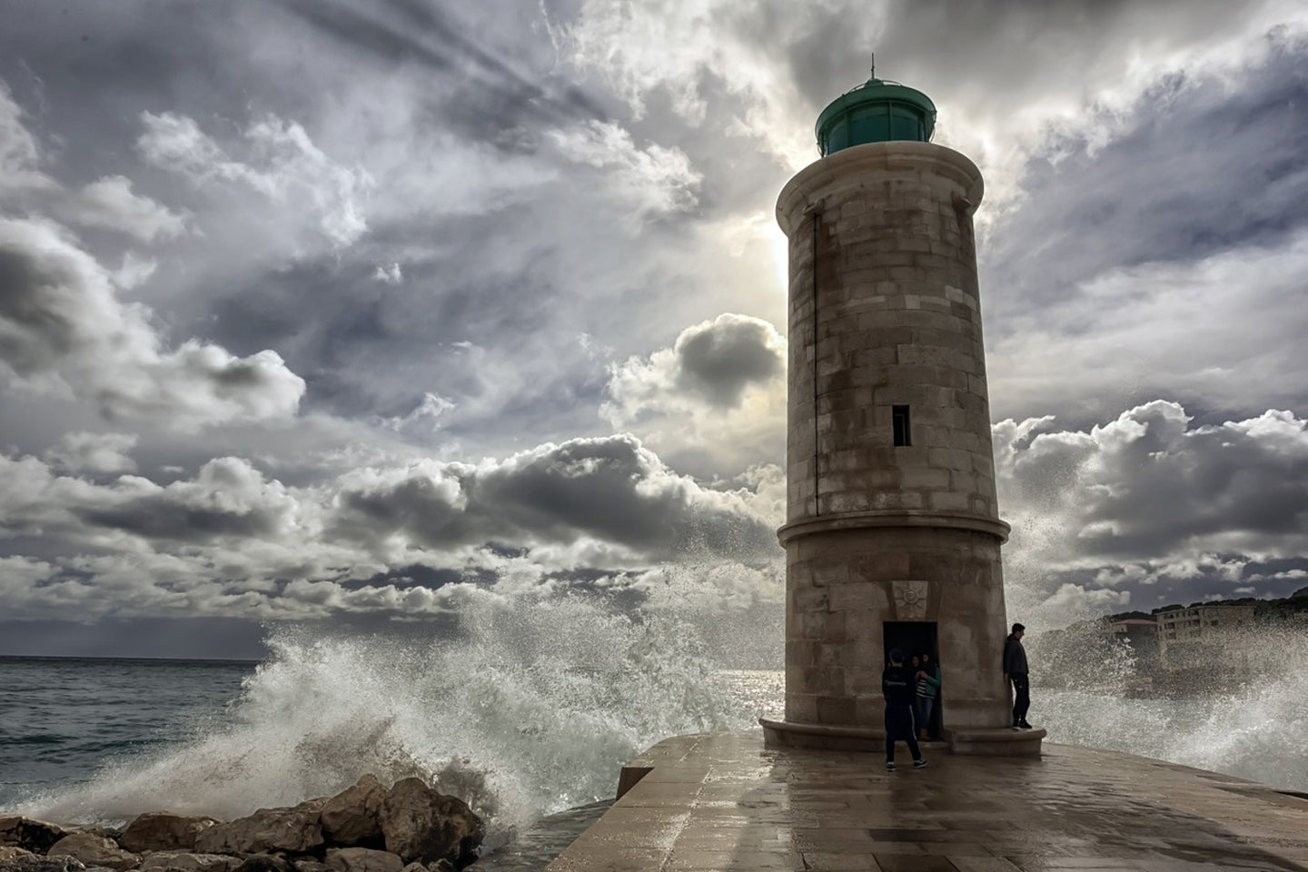 Photo Wallpaper The lighthouse in Marseille