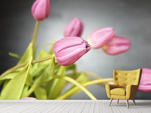 Load image into Gallery viewer, Photo Wallpaper The tulip bouquet in pink
