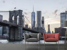 Load image into Gallery viewer, Photo Wallpaper The Brooklyn Bridge in the evening
