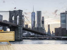 Load image into Gallery viewer, Photo Wallpaper The Brooklyn Bridge in the evening
