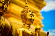 Photo Wallpaper The golden buddhas