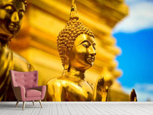 Load image into Gallery viewer, Photo Wallpaper The golden buddhas
