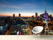 Load image into Gallery viewer, Photo Wallpaper The lights of Warsaw
