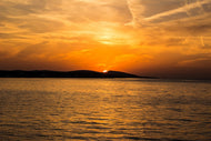 Photo Wallpaper The sun sets